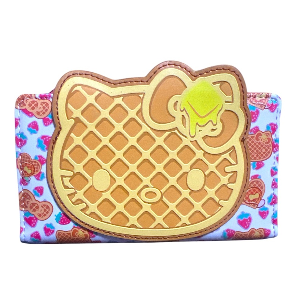 ✨HELLO KITTY WAFFLE LOUNGEFLY WALLET✨
